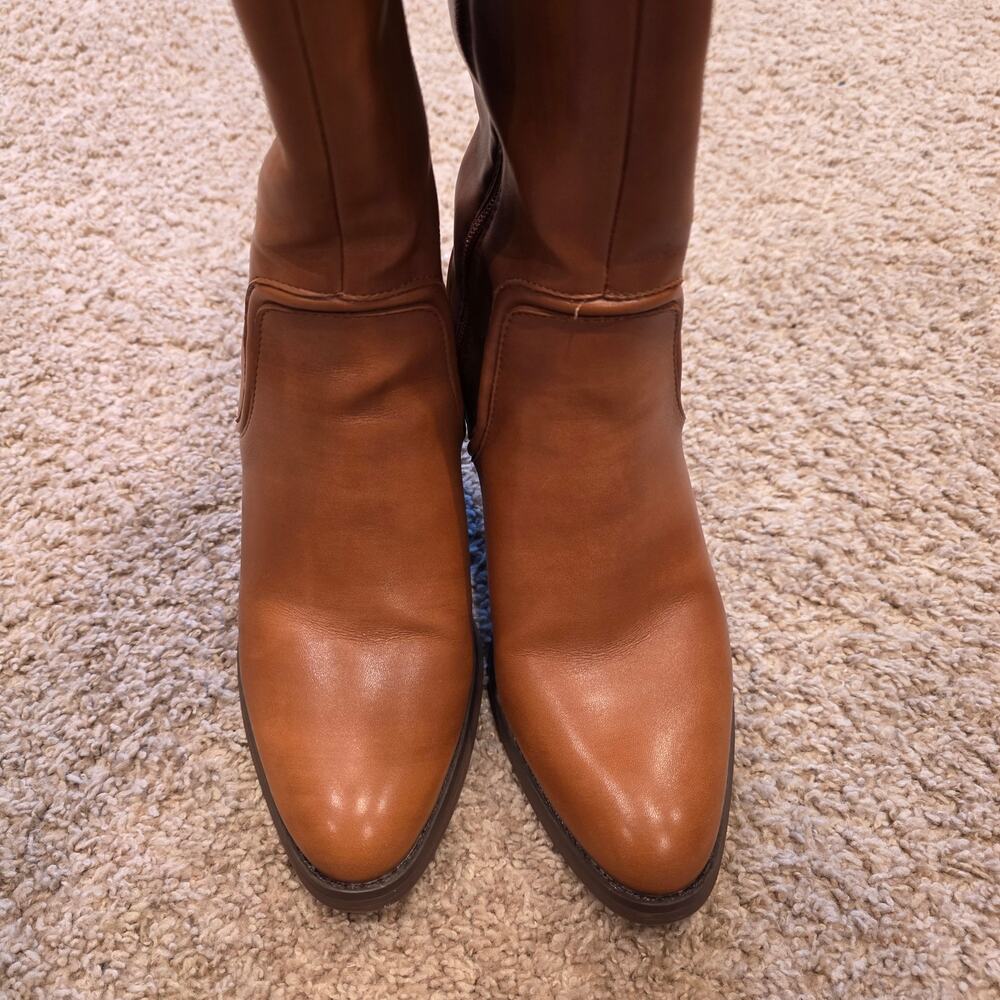 NWOB Sam & Libby Iris brown knee high boots sz 7.5 - Picture 2 of 9